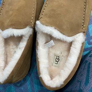 Men’s UGG slippers, tan, never been worn Size 12